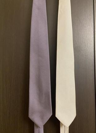 Чоловічі краватки набір бузькова і сіра m&s tie rack1 фото