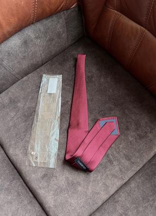 Шовковий краватка галстук gilberto оригінальний бордовий