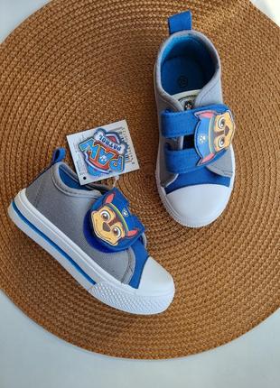 Детские кеды щенячий патруль, детские кроссовки paw patrol 15 см, детские кроссовки гончик