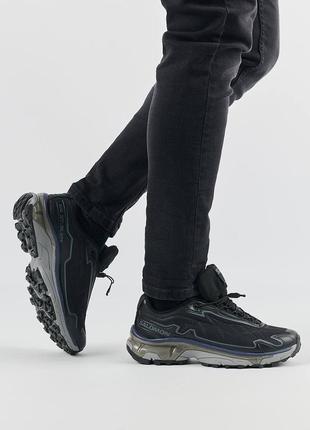Мужские кроссовки salomon Pulse advanced xt-slate / саломон / демисезонные / весенние, летние, осенние / обувь / водонепроницаемые / черные, серые