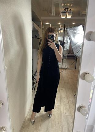 I.q. платье черная в винтажном стиле3 фото