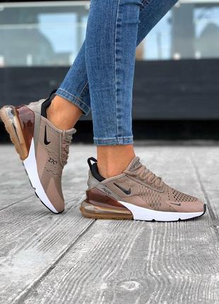 Кроссовки nike air max 270 brown кросівки2 фото