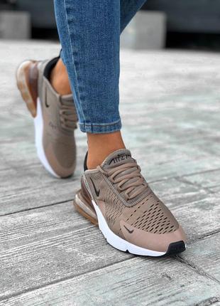 Кроссовки nike air max 270 brown кросівки4 фото