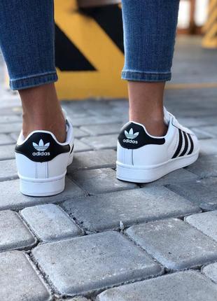 Кроссовки adidas superstar white кросівки кеди кеды6 фото