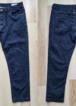 Жіночі джинси скінни темно сині джинси скіни denim co базові джинси з високою посадкою дзинси індіго завужені3 фото