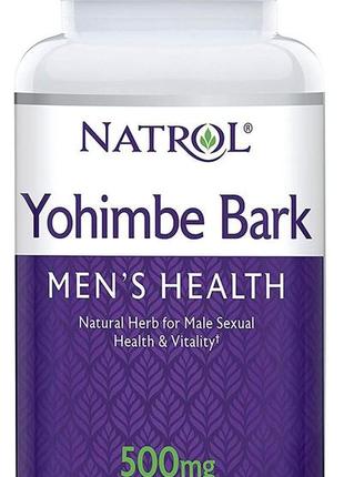 Стимулятор сексуальности natrol yohimbe bark 500 mg 90 капсул