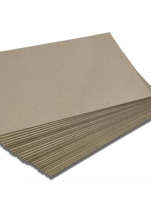 Картонный переплетный лист бурый 210*297 мм, толщина 1,5 мм, упаковка 24 листов