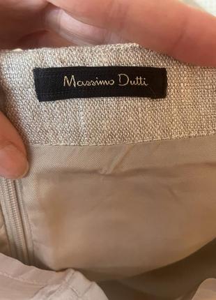 Льняная юбка massimo dutti2 фото