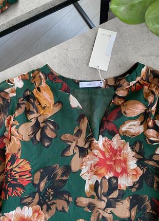 Распродажа! красивейшая блузка с цветочным принтом4 фото