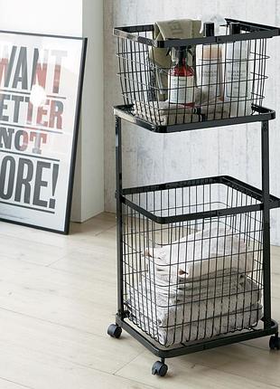 Етажерка металева "гармонія порядку", чорна