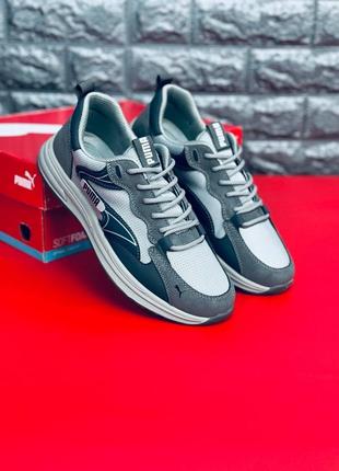 Puma кроссовки мужские серые на каждый день размеры 40-451 фото