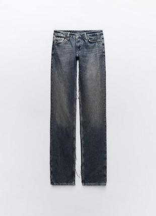 Трендовые синие джинсы зара limited edition3 фото