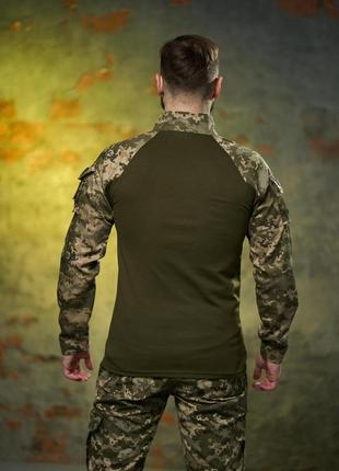 Тактична військова сорочка убакс для військовослужбовців,піксельна демісезонна кофта убакс усі розміра3 фото