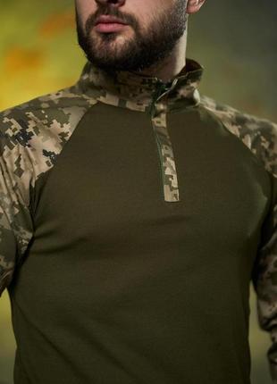 Тактическая военная рубашка убакс для военнослужащих,пиксельная демисезонная кофта убакс все размера2 фото