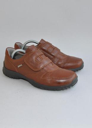 Кожаные мужские анатомические туфли британия5 фото