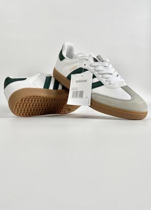 Adidas samba mexico (белые с зеленым)3 фото