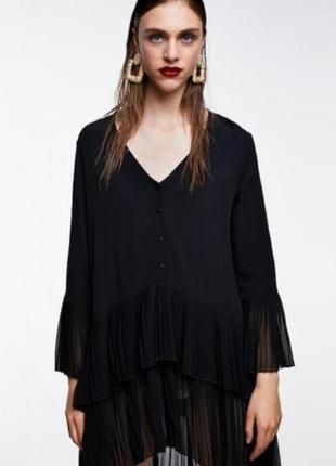 Zara-l,черное платье, туника4 фото