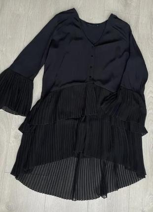 Zara-l,черное платье, туника7 фото