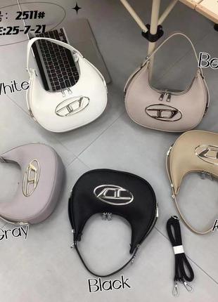 Женская сумка diesel, сумка дизель, кросс боди, брендовая сумка, модная сумка, сумка на плечо