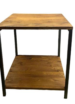 Стол – тумба i loft you 50x50x55 см коричневая (1788216748)