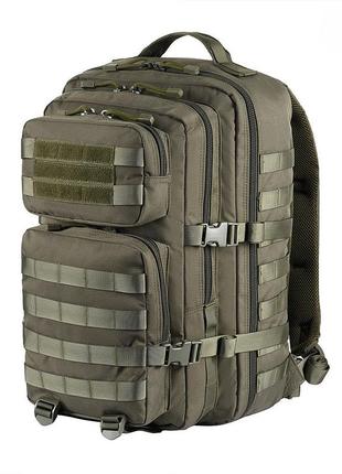 Тактичний рюкзак m-tac assault 40l оливка військовий рюкзак зсу 52x29x28