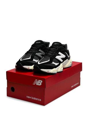 Женские замшевые кроссовки new balance 9060 black white консультация 9060