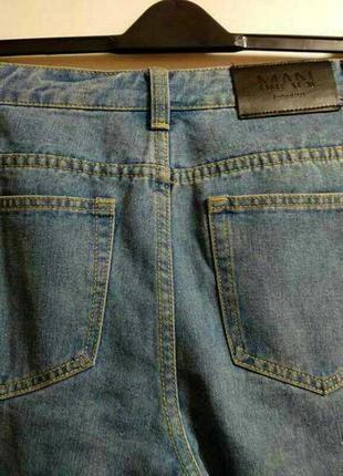 Стильные мужские джинсы с лампасами размера l7 фото