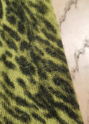 Гольф теплый зеленый леопард, водолазка3 фото