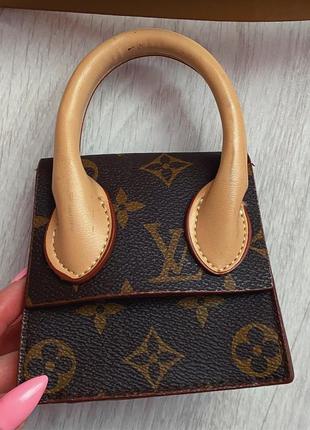 Шикарная мини  клатч кошелек сумочка сумка канва louis  vuitton