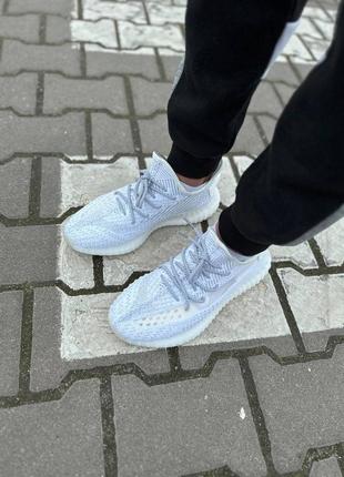 Кроссовки adidas yeezy boost 350 v2 static reflective (полный рефлектив) (37)7 фото