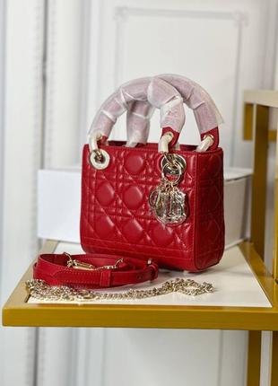 Сумка брендова в стилі lady dior mini1 фото