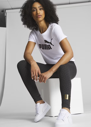 Женские леггинсы (лосины) принтом puma5 фото