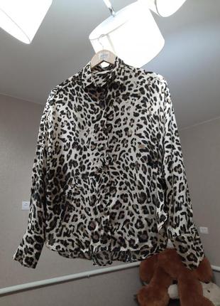Шикарна блуза в тигровий принт