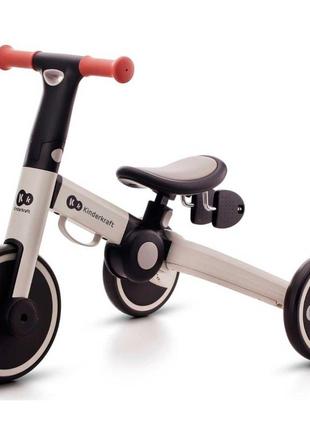 Трехколесный велосипед 3 в 1 kinderkraft 4trike silver grey