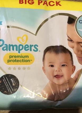 Памперси pampers 2 premium protection
