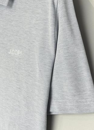 Joop! футболка-поло в сдержанном голубом цвете4 фото
