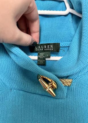 Винтажный пуловер невероятного цвета ralph lauren4 фото