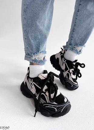 Драйвові кросівки
колір: чорний + беж
екошкіра + взуттєвий текстиль2 фото