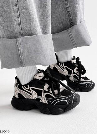 Драйвові кросівки
колір: чорний + беж
екошкіра + взуттєвий текстиль6 фото