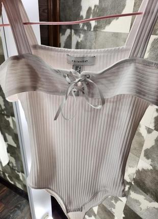 Primark боді в рубчик