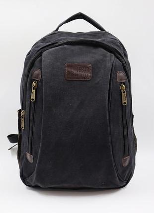 Качественный брезентовый рюкзак, мужской рюкзак1 фото
