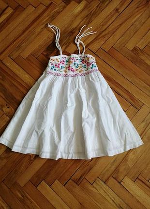 Хлопковый сарафанчик для девочки 1,5-2 года, h&m