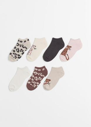 Носочки шкарпетки носки короткі h&m бавовна