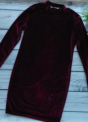 Вилюровое платье 152р.