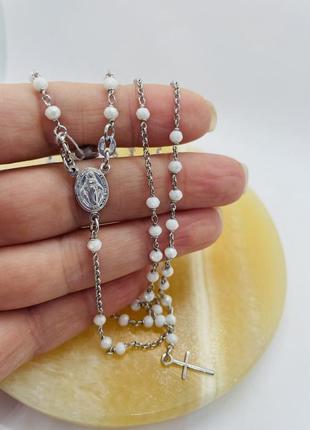 Срібна вервиця (вервечка) 925 проба (серебро, срібло)