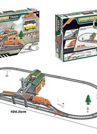 Залізниця "лісовоз", 41 елемент, довжина колій 320 см, 3 вагони, 8590