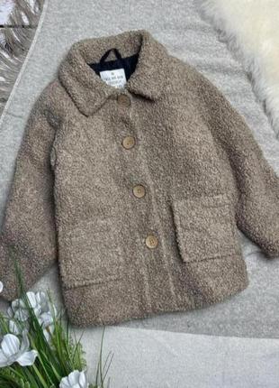 Детская курточка пальто тедди на девушку / мальчишек 2-3роки1 фото