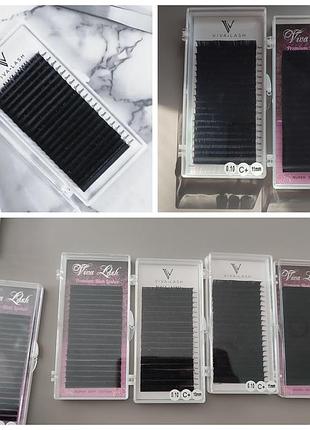 Ресницы viva lash, nagaraku, lex планшетки для наращивания ресниц различные размеры