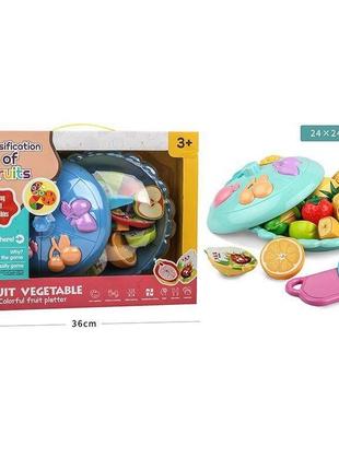 Ігровий набір продуктів bambi на таці, 130b