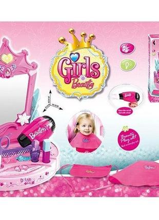 Ігровий набір перукаря, столик із дзеркалом, k75299